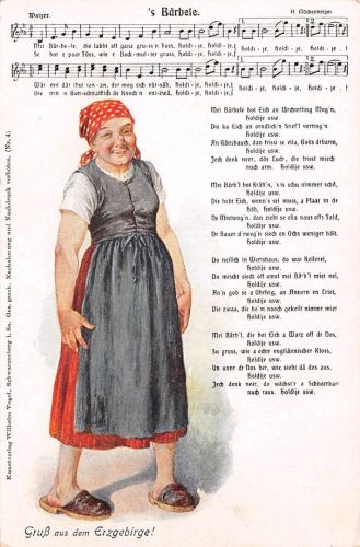 Motiv Lieder s`Bärbele ngl 301.178