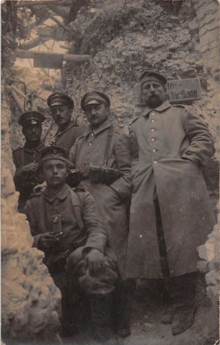 Motiv Militär Soldatenportrait Fotokarte feldpgl1916 301.203