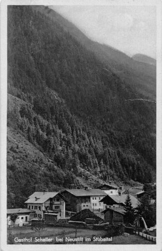 Österreich Neustift im Stubaital Gasthof Scheller gl1952 301.224