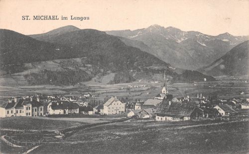 Österreich St. Michael im Lungau Panorama gl1924 301.231