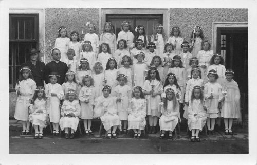 Österreich Grieskirchen Kommunion 1936 Fotokarte ngl 301.241