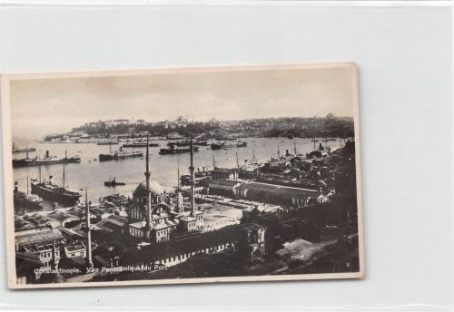 Türkei Constantinople Vue panoramique du Port Mini-AK ngl 301.265