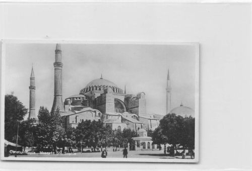 Türkei Constantinople Mosquee de Saint Sophie Mini-AK ngl 301.266