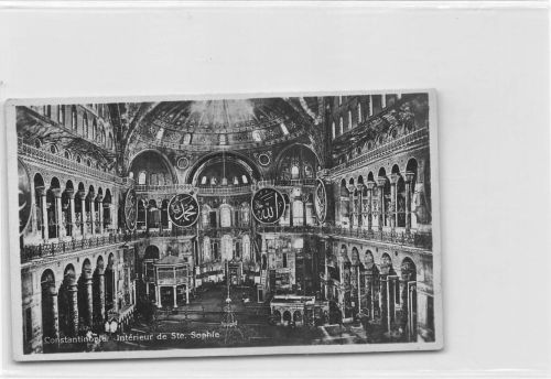 Türkei Constantinople Intereur de Ste. Sophie Mini-AK ngl 301.272