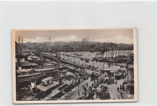 Türkei Constantinople Le nouveau pont Mini-AK ngl 301.281
