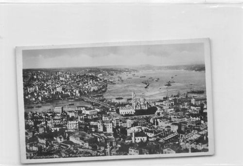 Türkei Constantinople Vue panoramique du Port Mini-AK ngl 301.287