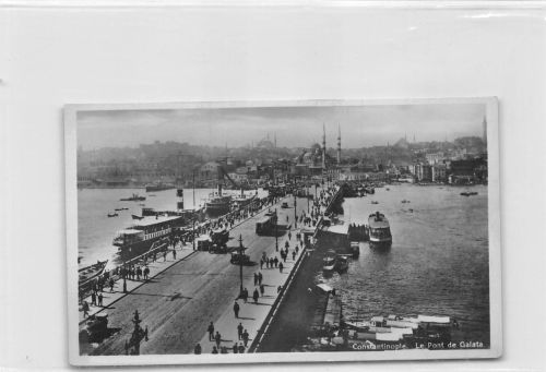 Türkei Constantinople Le Pont de Galata Mini-AK ngl 301.293