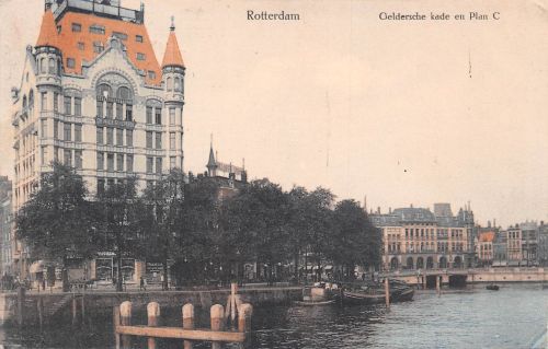 Niederlande Rotterdam Geldersche kade en Plan C gl1910 301.297
