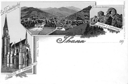 Elsass Thann Litho Mehrbild ngl 301.336