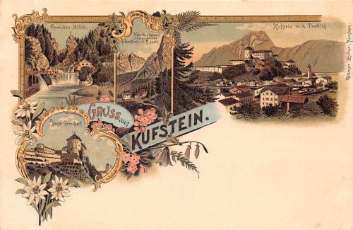 Österreich Kufstein Litho Mehrbild ngl 301.341