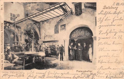 Österreich Salzburg Peterskeller gl1903 301.342