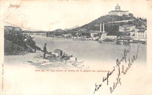 Italien Riva del Po col Ponte di Ferro… gl1898 301.343