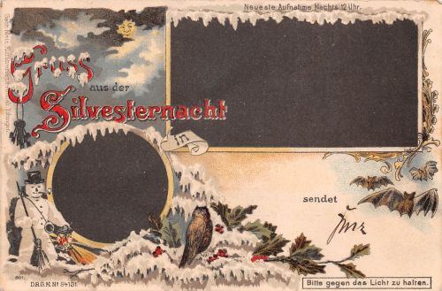 Motiv Halt gegen das Licht Gruss aus der Sivesternacht gl1897 301.350