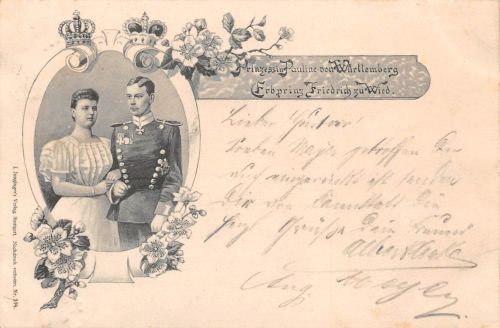 Motiv Adel Württemberg Prinzenpaar gl1898 301.356