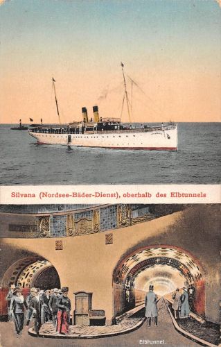 Hamburg Silvana oberhalb des Elbtunnels ngl 301.378