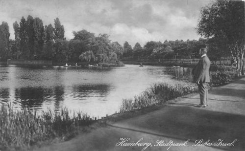 Hamburg Stadtpark Liebesinsel gl1926 301.383