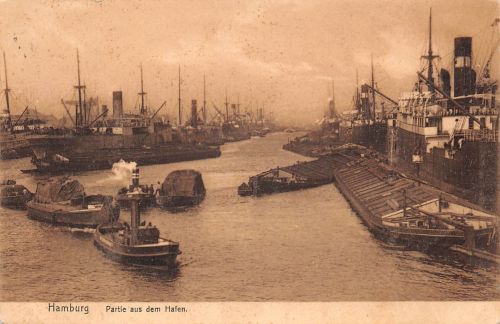 Hamburg Partie aus dem Hafen gl1911 301.384