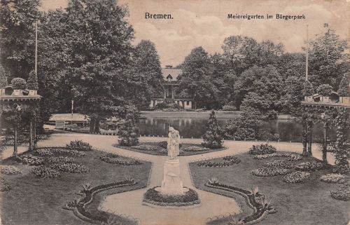 Bremen Meiereigarten im Bürgerpark feldpgl1917 301.463