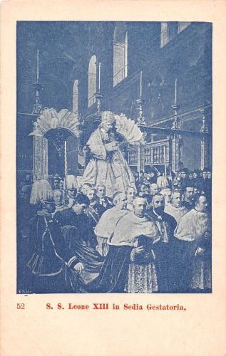 Vatikan S. S. Leone XIII in Sedia Gestatoria ngl 301.753