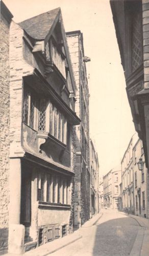 Großbritanien Plymouth Looking up New Street Photo card ngl 301.758