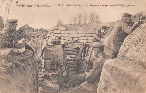 Militär I. WK Während der Feuerpause gl1916 301.768