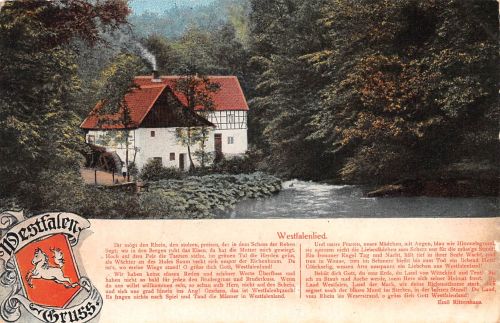 Motiv Westfalengruss Westfalenlied gl1915 301.802