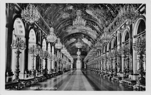 Herrenchiemsee Kgl.Schloss Große Spiegelgalerie ngl 302.004