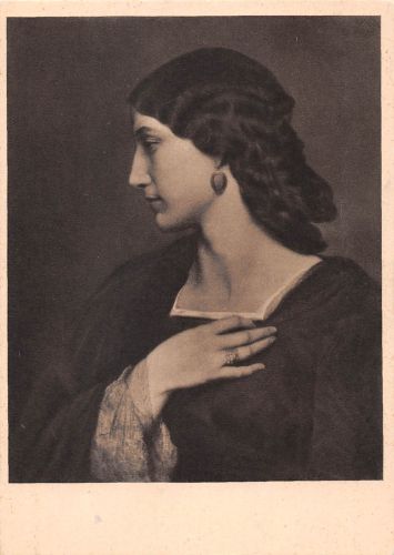 Künstler/Maler A. Feuerbach Bildnis der Nana Risi ngl 302.317