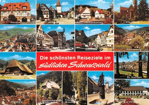 Landschaften-AK Südlicher Schwarzwald ngl 302.371
