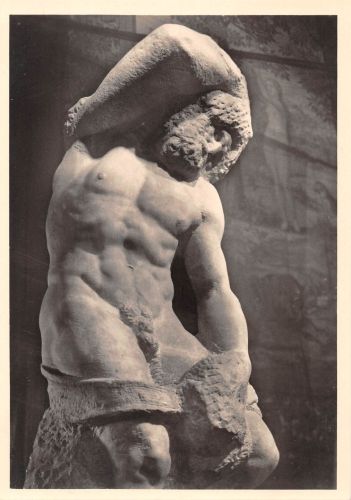 Skulptur Unvollendete Statue eines Sklaven Michelangelo ngl 302.394