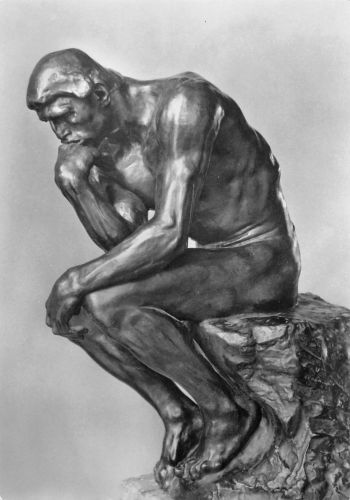 Skulptur Der Denker Auguste Rodin ngl 302.397