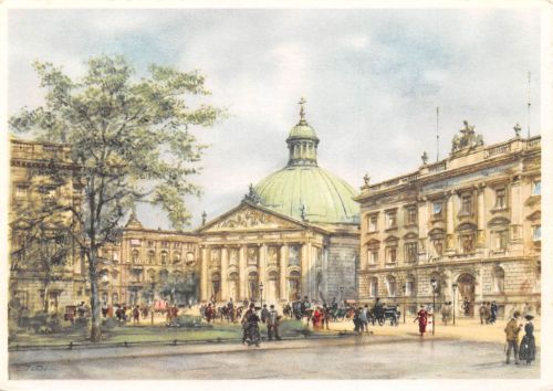 Berlin St. Hedwigs-Kathedrale nach Aquarell ngl 302.486