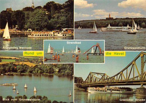 Berlin Rund um die Havel Mehrbildkarte gl1981 302.508