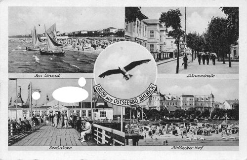 Ahlbeck Mehrbildkarte ngl 302.684