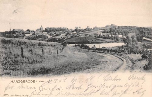 Harzgerode Panorama gl1907 302.694