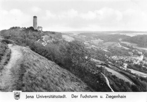Jena Der Fuchsturm mit Ziegenhain gl1972 303.082