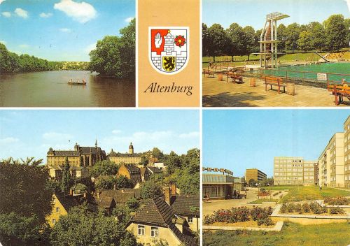 Altenburg i.Th. Mehrbildkarte gl1993 303.190