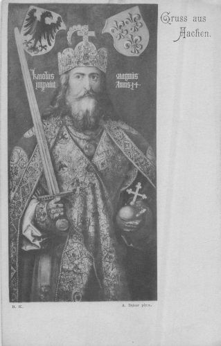 Aachen Karolus Magnus (Karl der Große) ngl 303.362