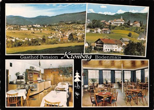Bodenmais (Bayrischer Wald) Gasthof Kronberg gl1971 303.725