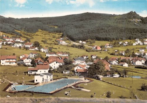 Bodenmais (Bayrischer Wald) Freibad und Silberberg ngl 303.728