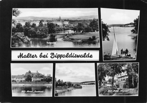 Talsperre Malter bei Dippoldiswalde Mehrbildkarte ngl 303.825