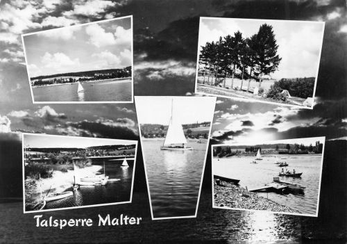 Talsperre Malter bei Dippoldiswalde Mehrbildkarte gl1976 303.826