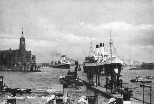 Hamburg Hafen Kehrwiederspitze gl1958 304.319