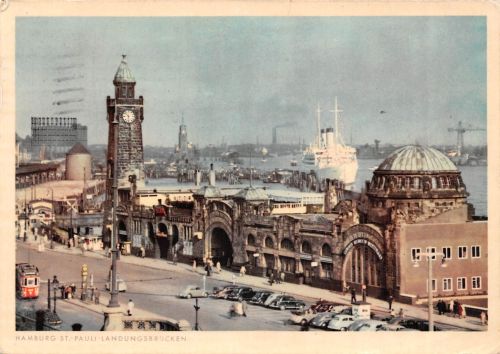 Hamburg-St. Pauli Landungsbrücken gl1955 304.323