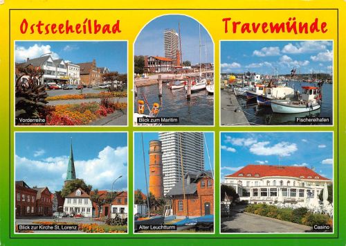 Lübeck-Travemünde Mehrbildkarte gl1998 304.394