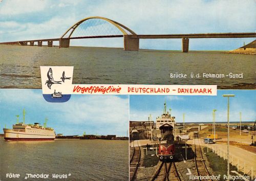 Insel Fehmarn Fehmarnsund-Brücke Mehrbildkarte ngl 304.417