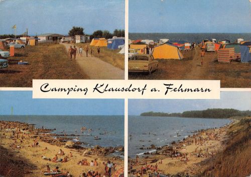Klausdorf a. Fehmarn Campingplatz Mehrbildkarte gl1969 304.418