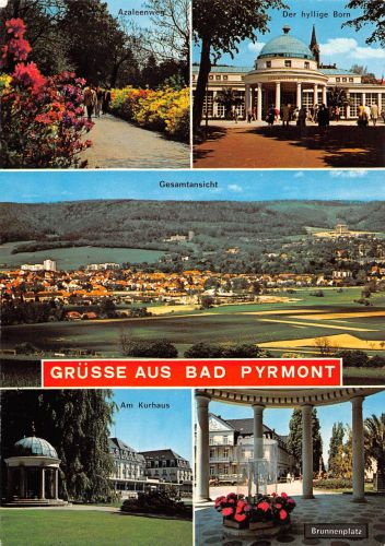 Bad Pyrmont Mehrbildkarte gl1974 304.470
