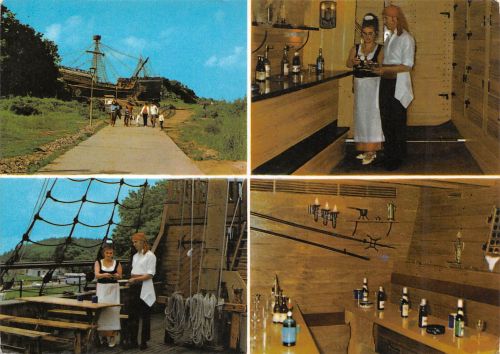 Saßnitz (Rügen) Ortsteil Neu Mukran Piratenschiff gl 304.698