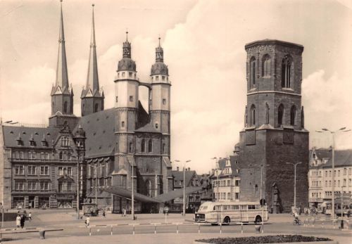 Halle (Saale) Marktplatz gl1968 304.718